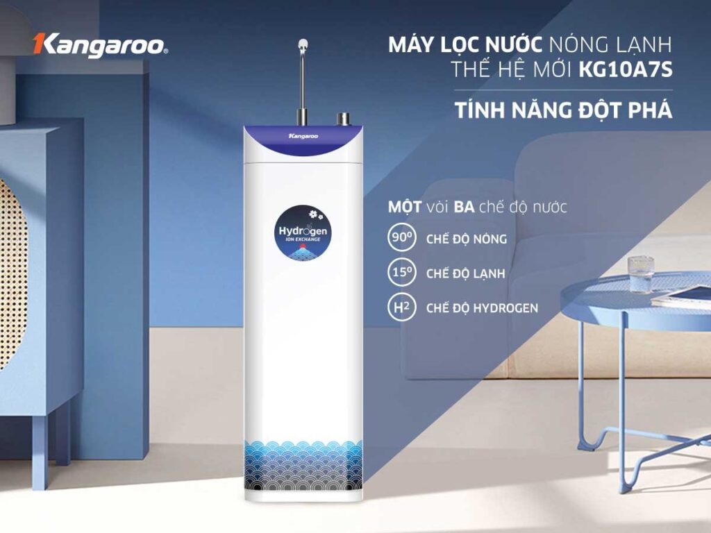 1 vòi 3 chế độ nước Nóng -lạnh -HYdrogen vô cùng tiện lợi